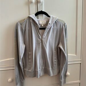 Juicy Couture 25th Anniversary Gray Zip-Up Hoodie